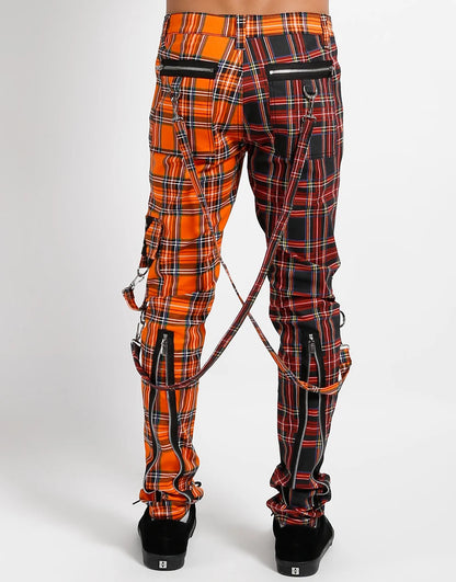Madness Orange/ Black Plaid