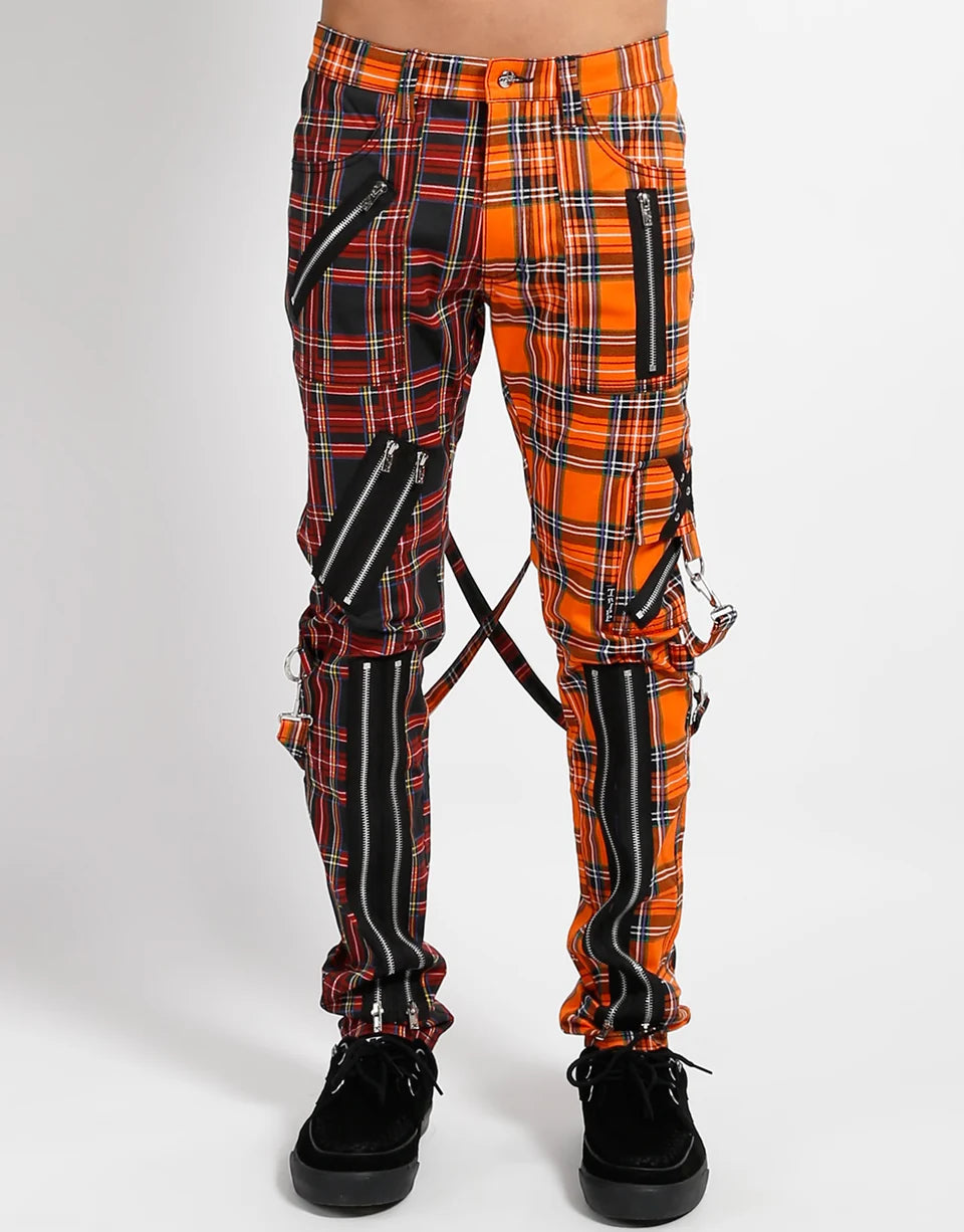 Madness Orange/ Black Plaid