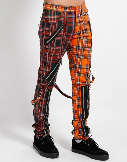 Madness Orange/ Black Plaid