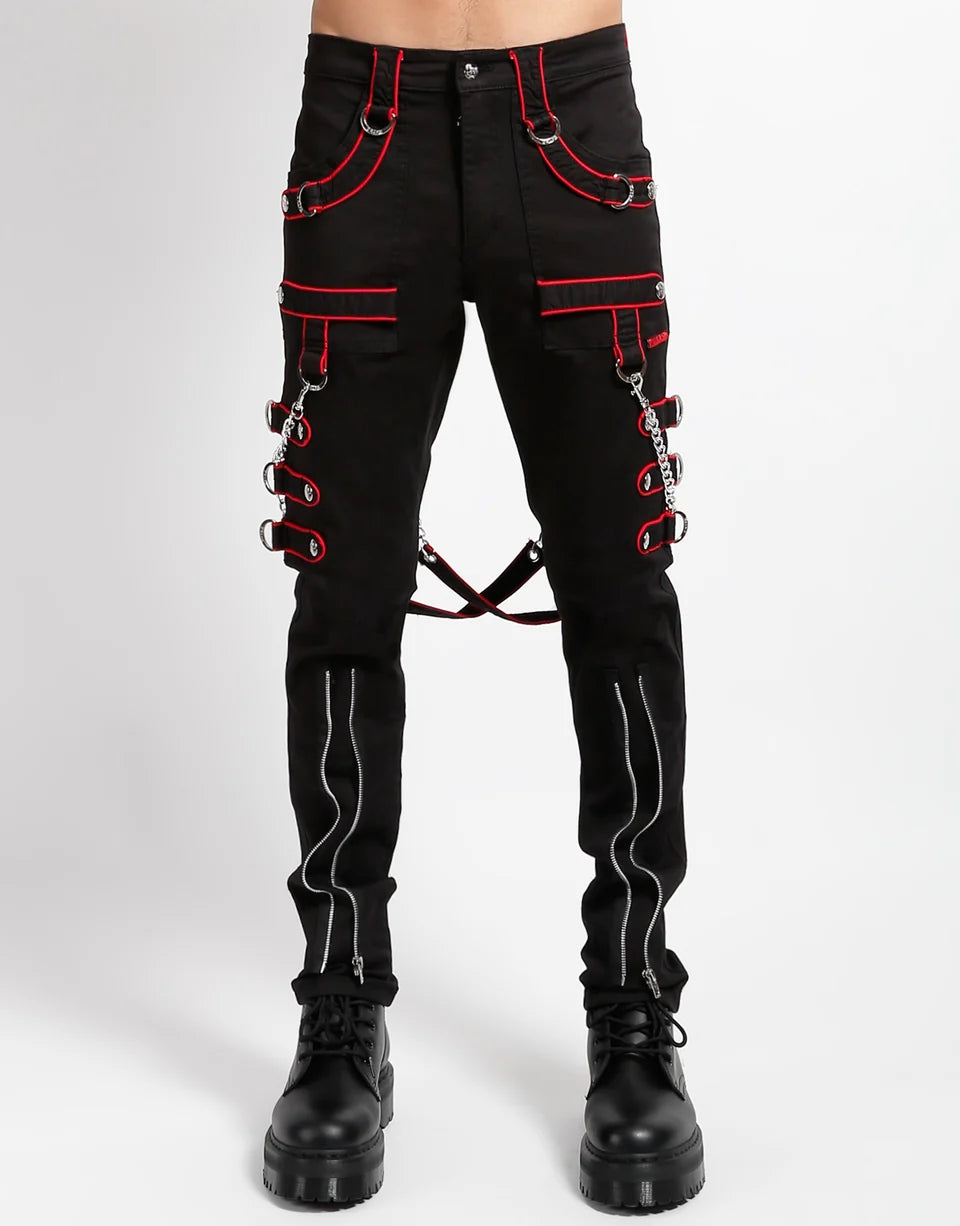 Band Pant Red