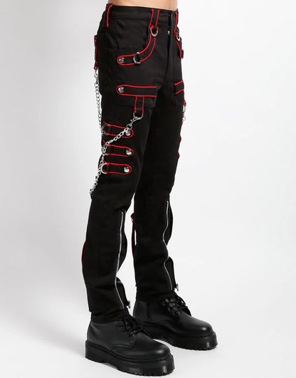 Band Pant Red