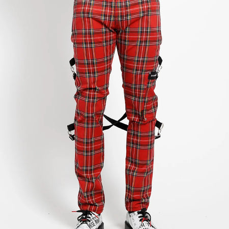 Tripp NYC Red Plaid Chaos Pant | Posers Hollywood
