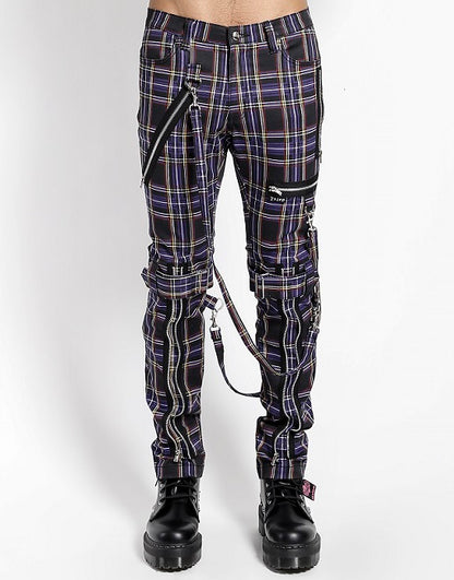 Tripp Nyc Tartan Plaid Bondage Pants