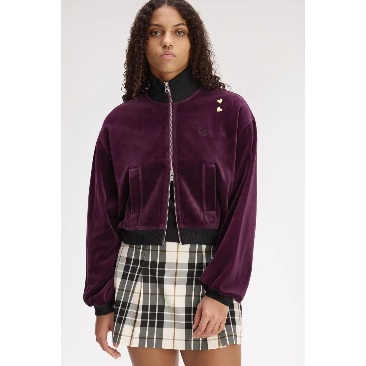 Fred Perry X Amy Winehouse Velour Track Jacket