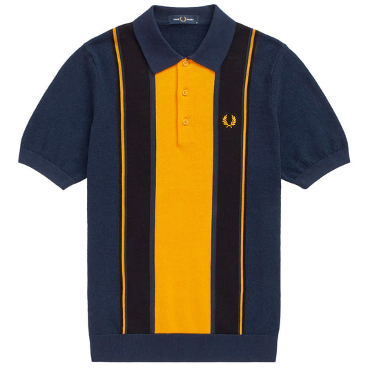 Fred Perry Striped Knitted Shirt