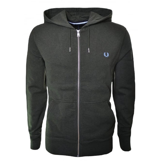 Fred Perry Loopback Crew Sweat BRG MARL
