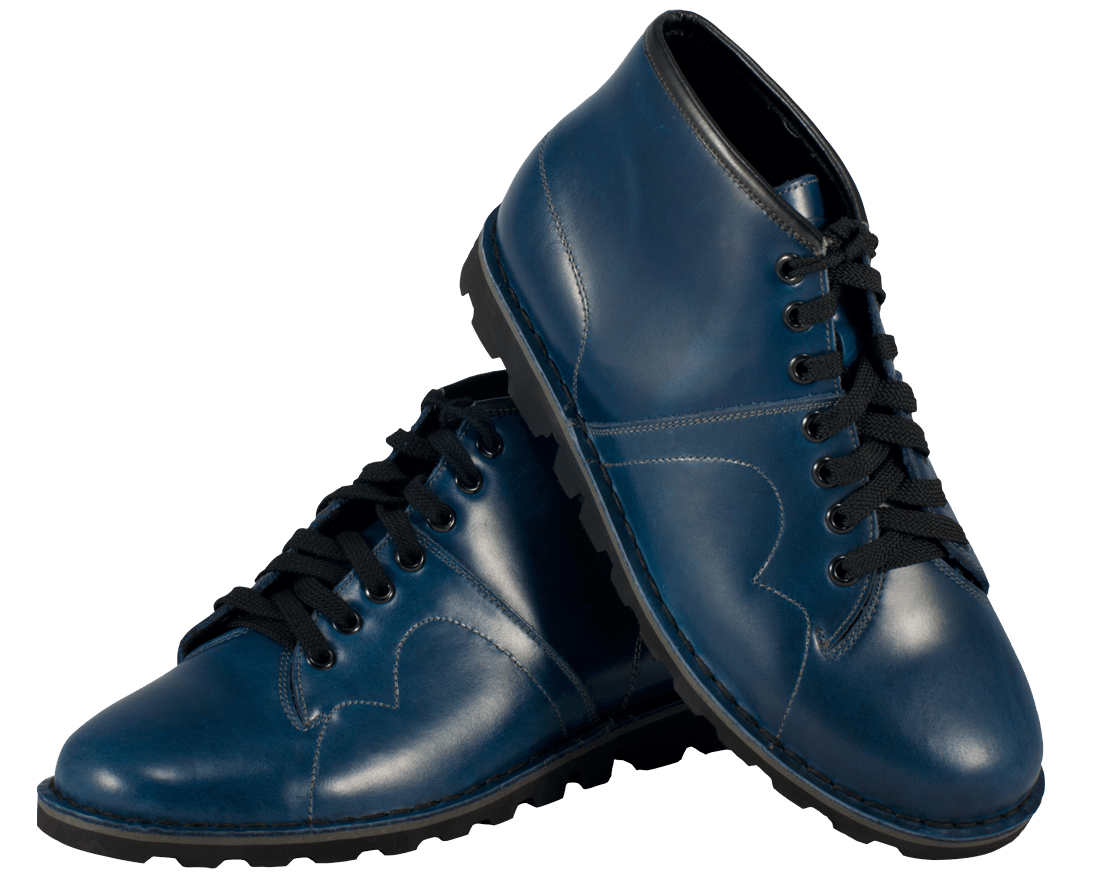 Monkey Boot Blue W 9 M 7