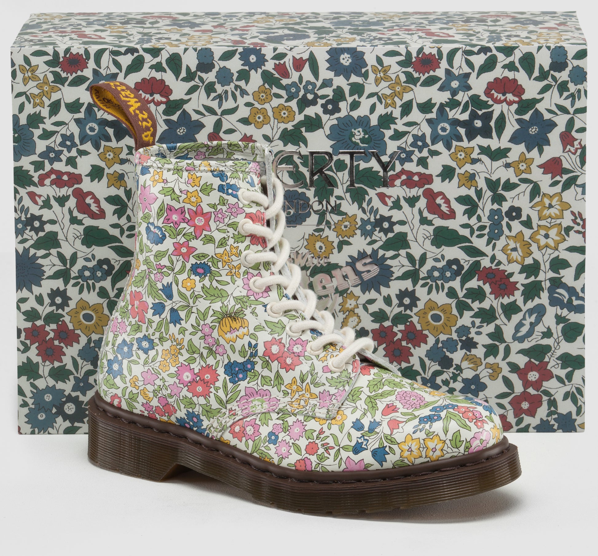 1460 LIBERTY FLOWER LEATHER BOOT