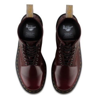 1460 VEGAN CHERRY RED OXFORD RUB OFF BOOT