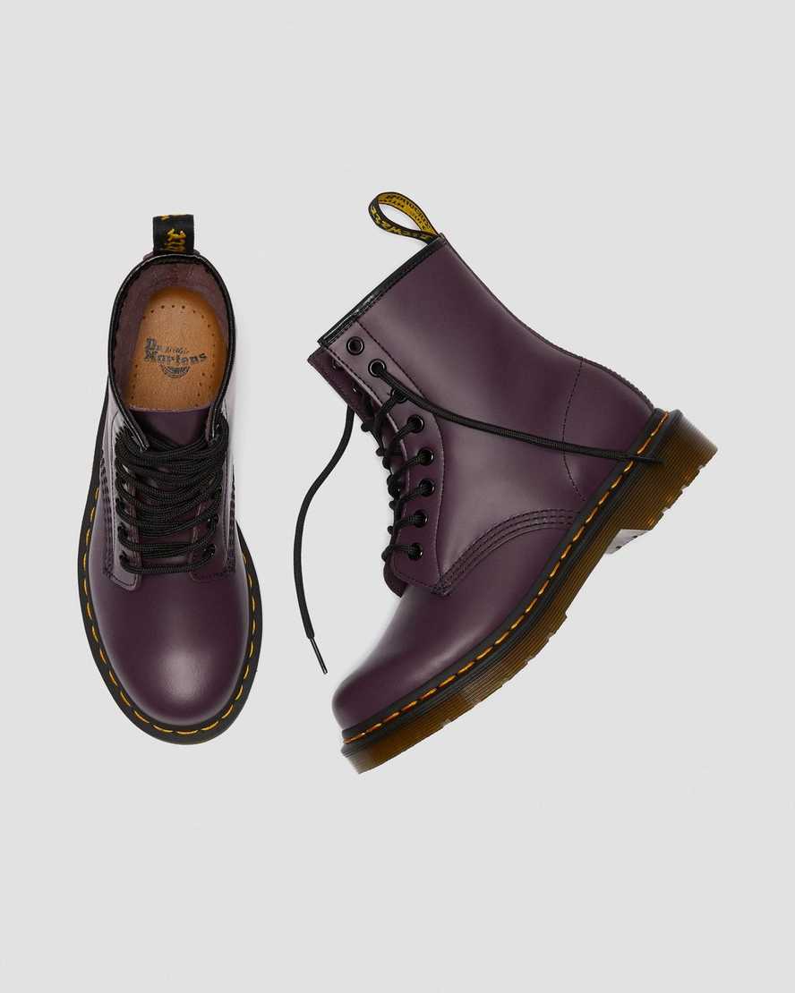 Doc martens shop purple smooth