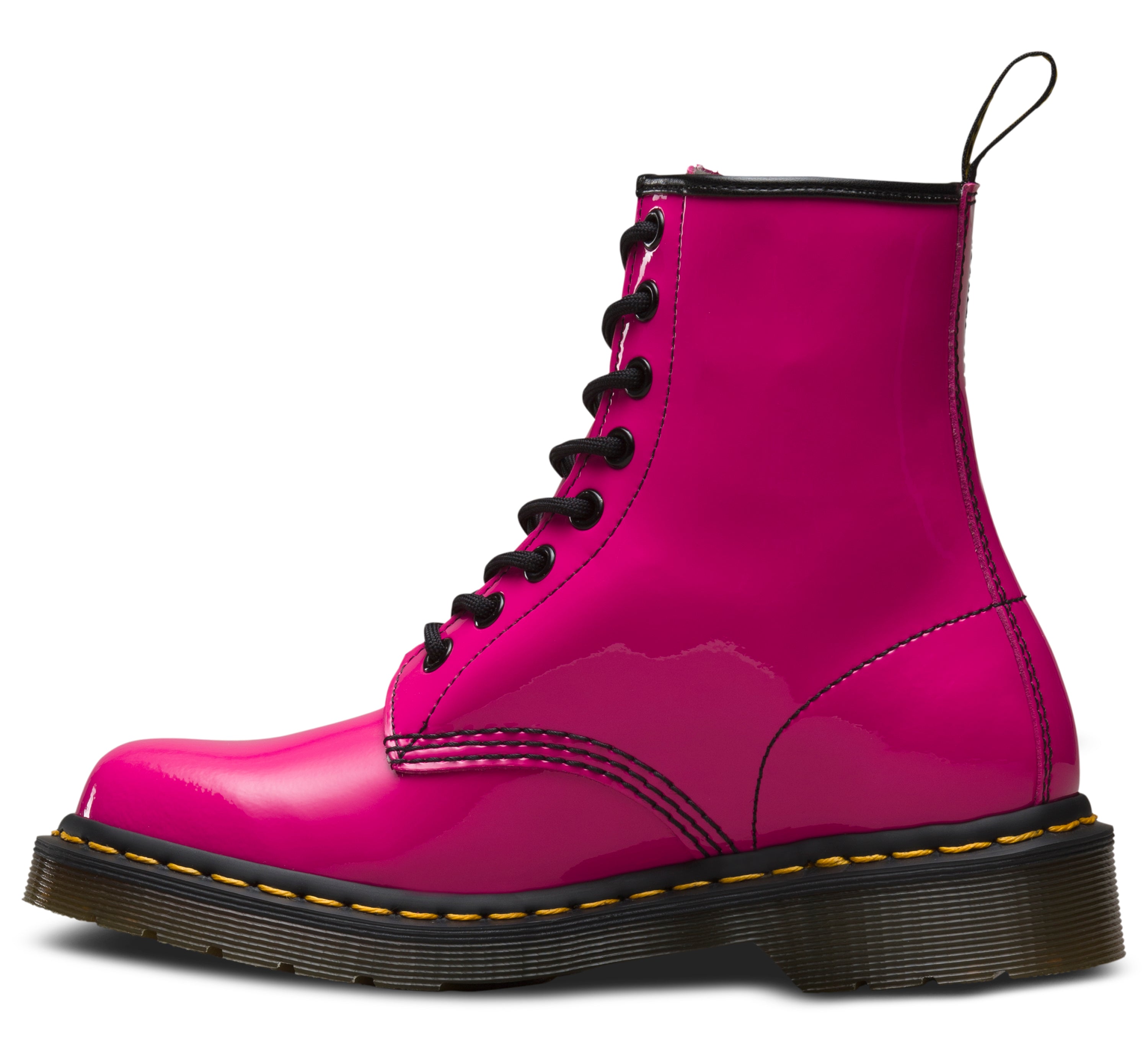 1460 Hot Pink Patent Leather Lace Up Boot – Posers Hollywood