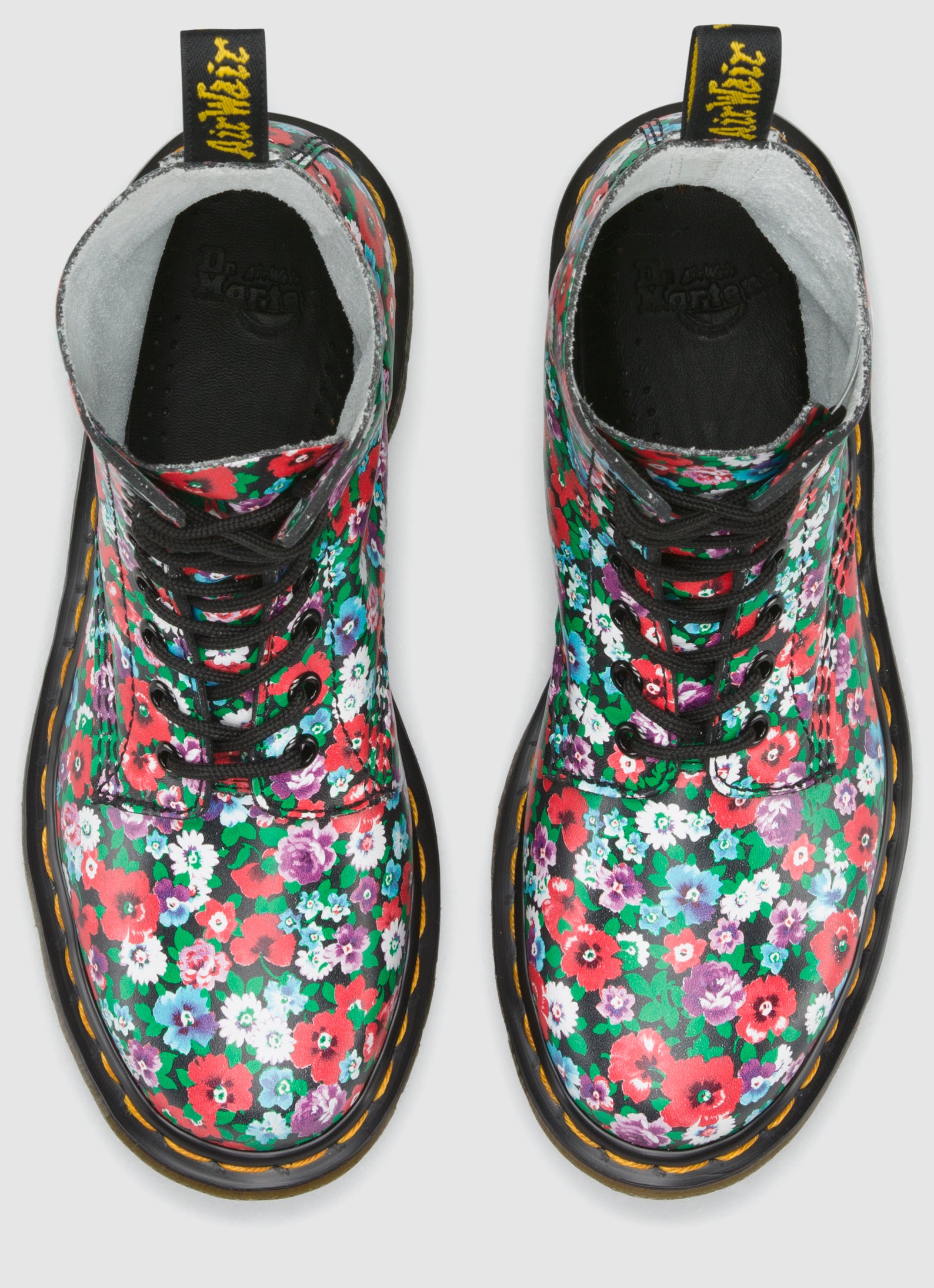 1460 PASCAL BLACK WILDPOPPY BOOT â Posers Hollywood