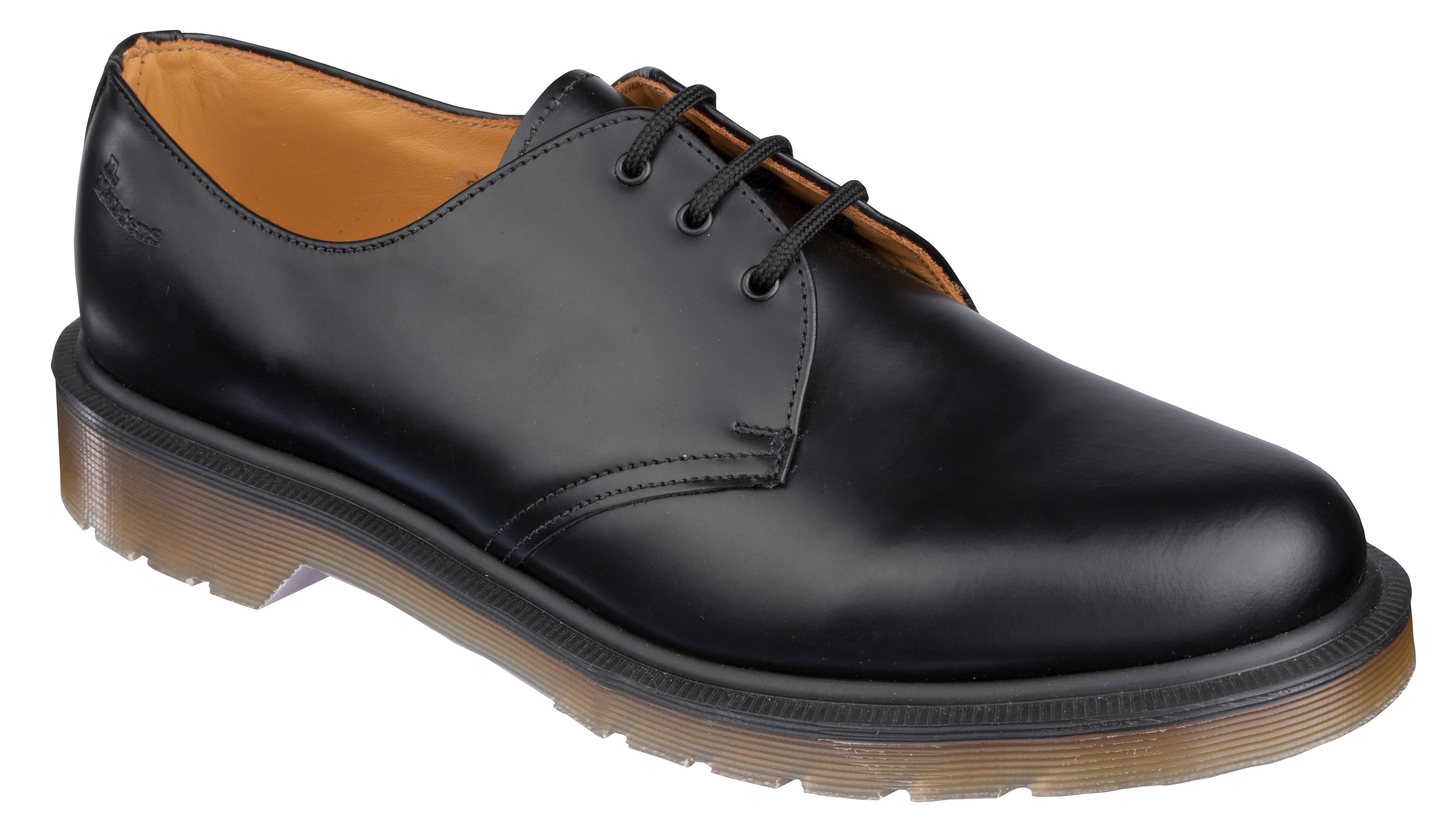 MIE 1461 BLACK SMOOTH OXFORD NO STITCH – Posers Hollywood
