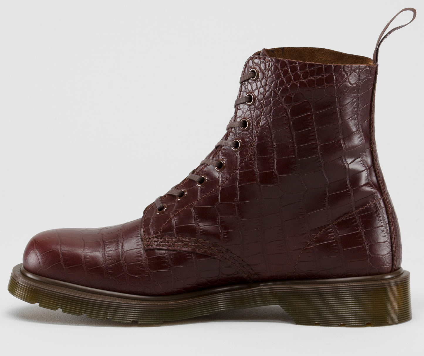 1460 PASCAL CHERRY RED CROCO BOOT