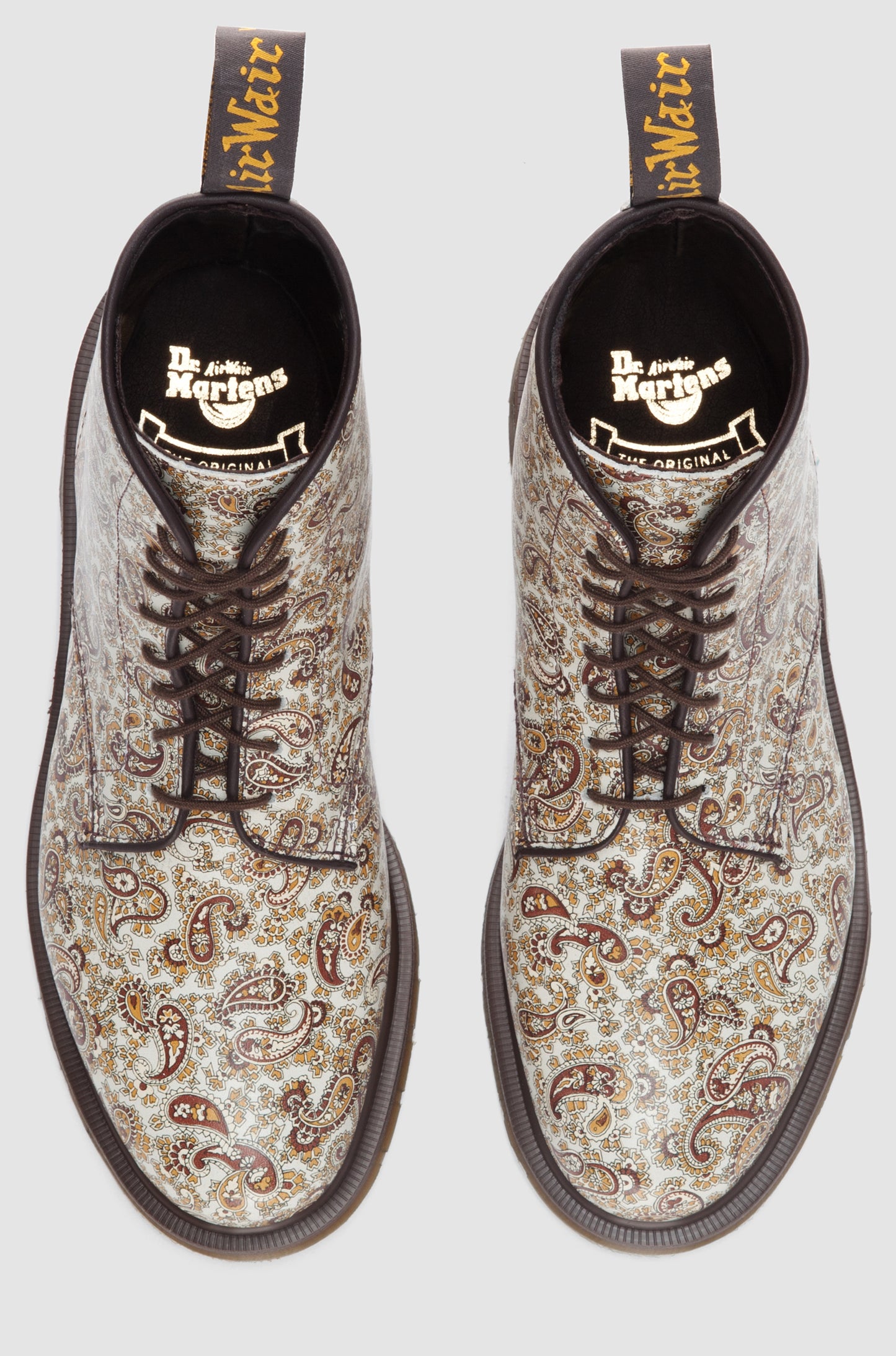 JEFFREY BEIGE+BROWN PAISLEY BOOT