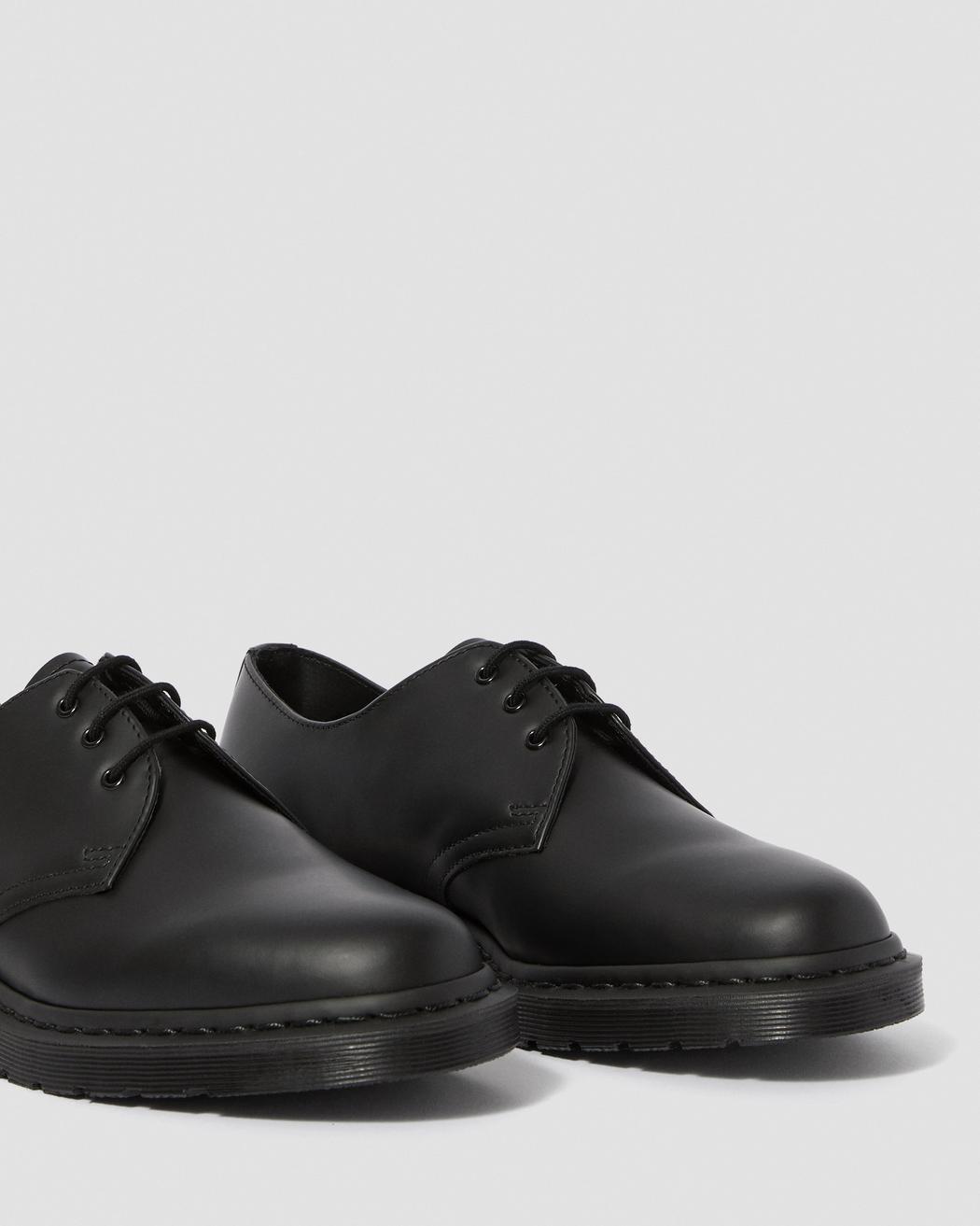 1461 Mono Black Smooth Oxford Posers Hollywood