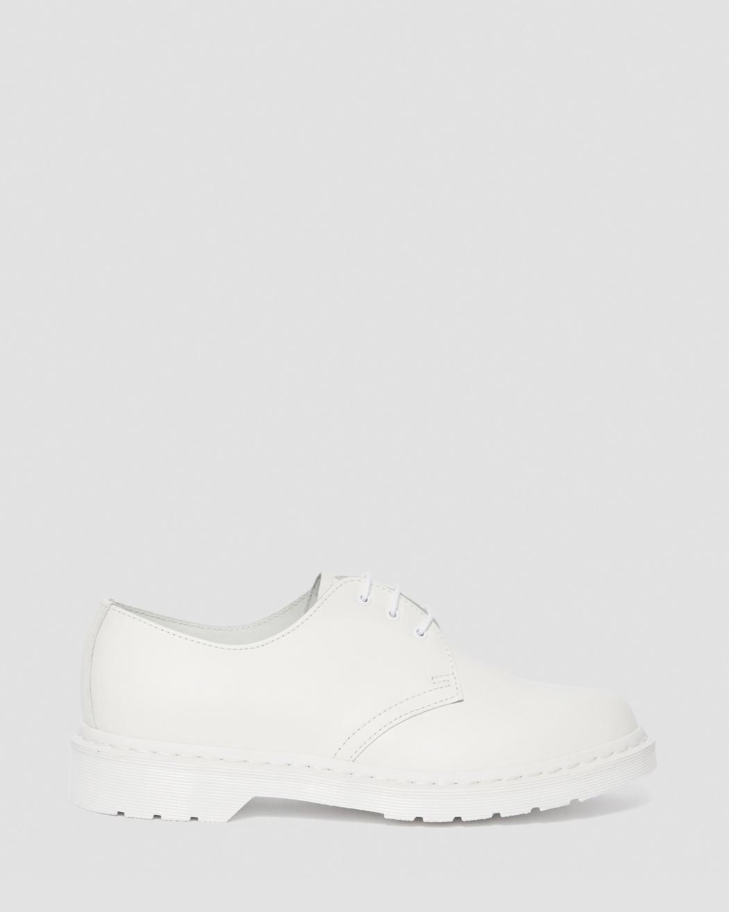 Dr martens discount 1461 white mono