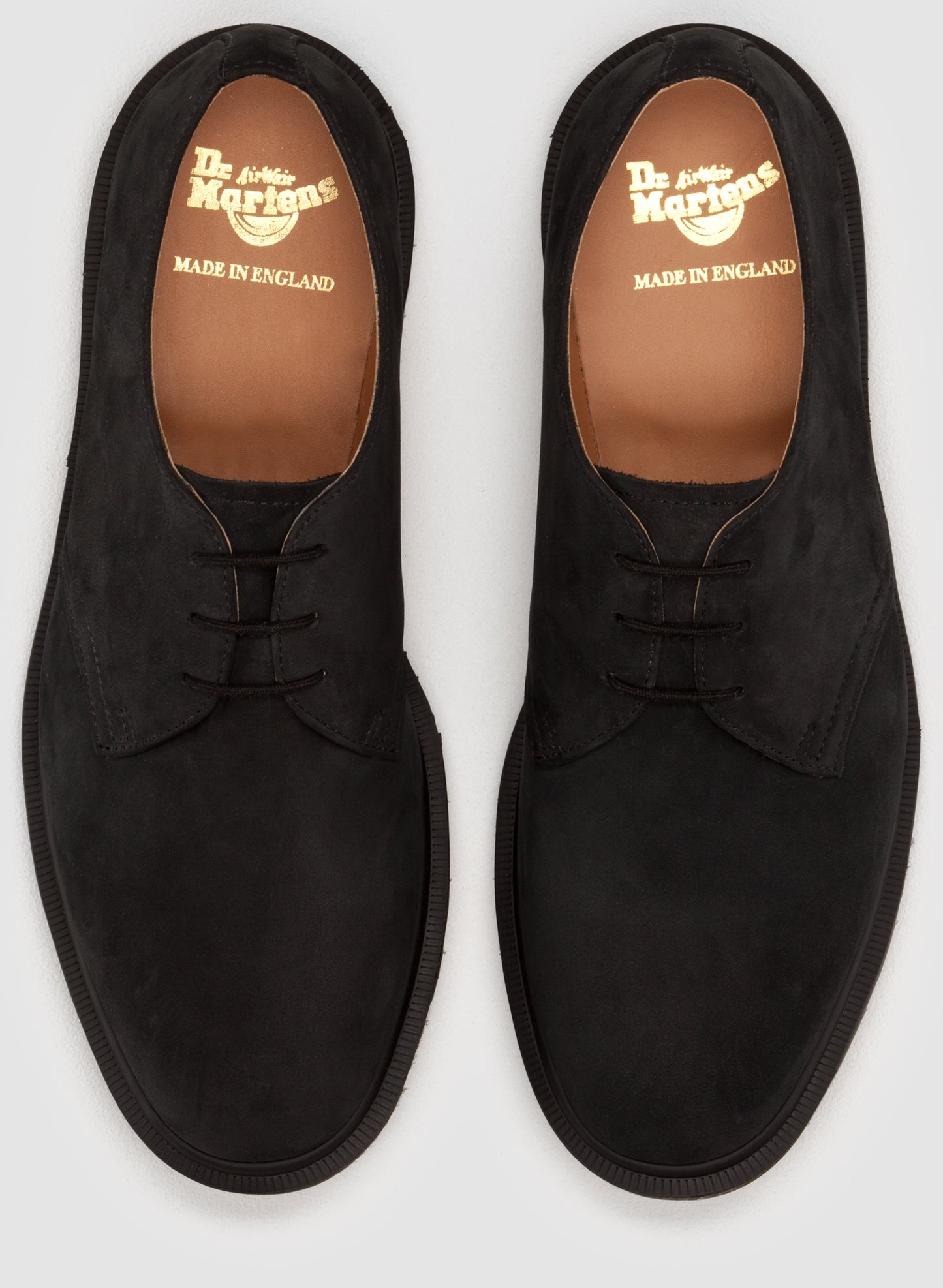 1461 STEED BLACK SUEDE OXFORD MIE