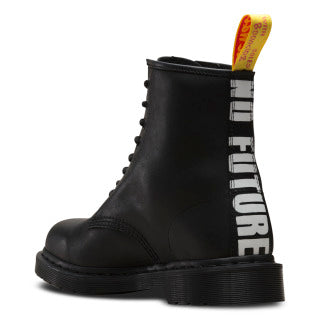 1460 Sex Pistols Black Milled Greasy+Backhand Boot |