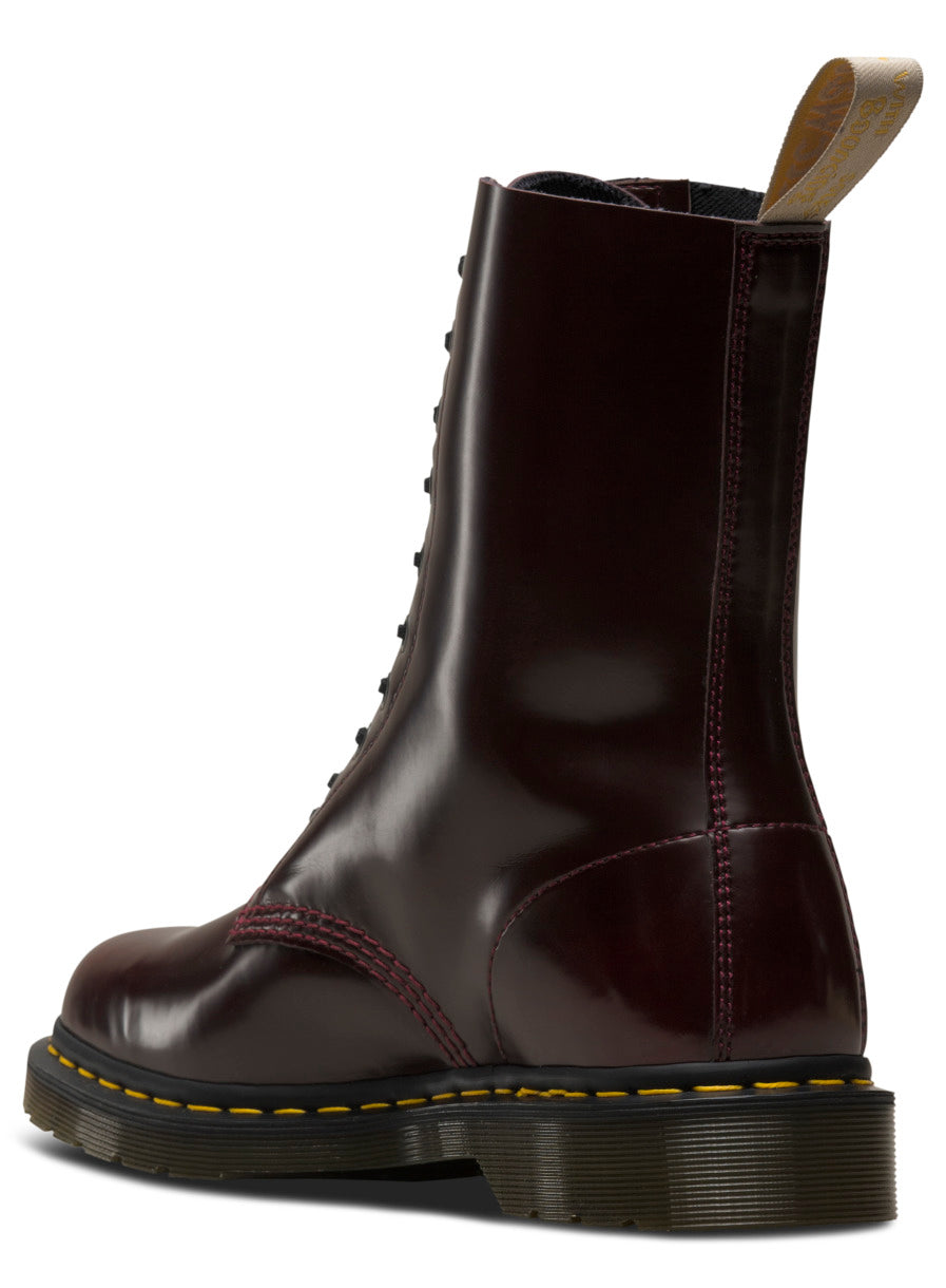 1490 Vegan Cherry Red Oxford Rub Off Boot – Posers Hollywood