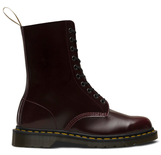 1490 VEGAN CHERRY RED OXFORD RUB OFF BOOT