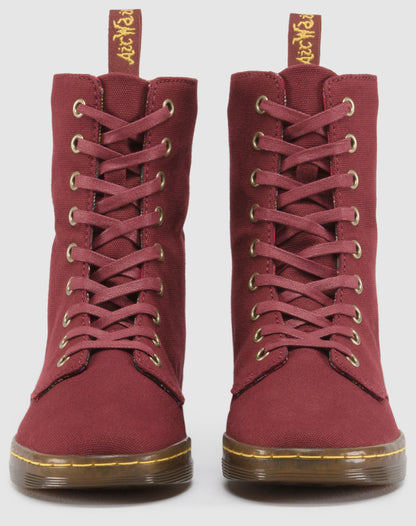 STRATFORD CHERRY RED CANVAS BOOT