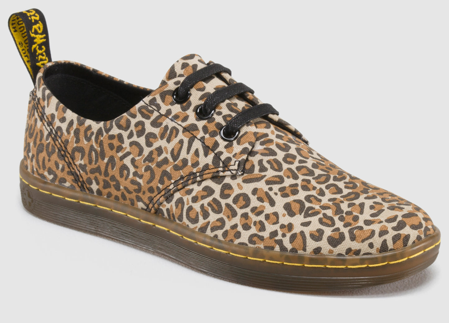 ALGATE LEOPARD FINE CANVAS SHOE