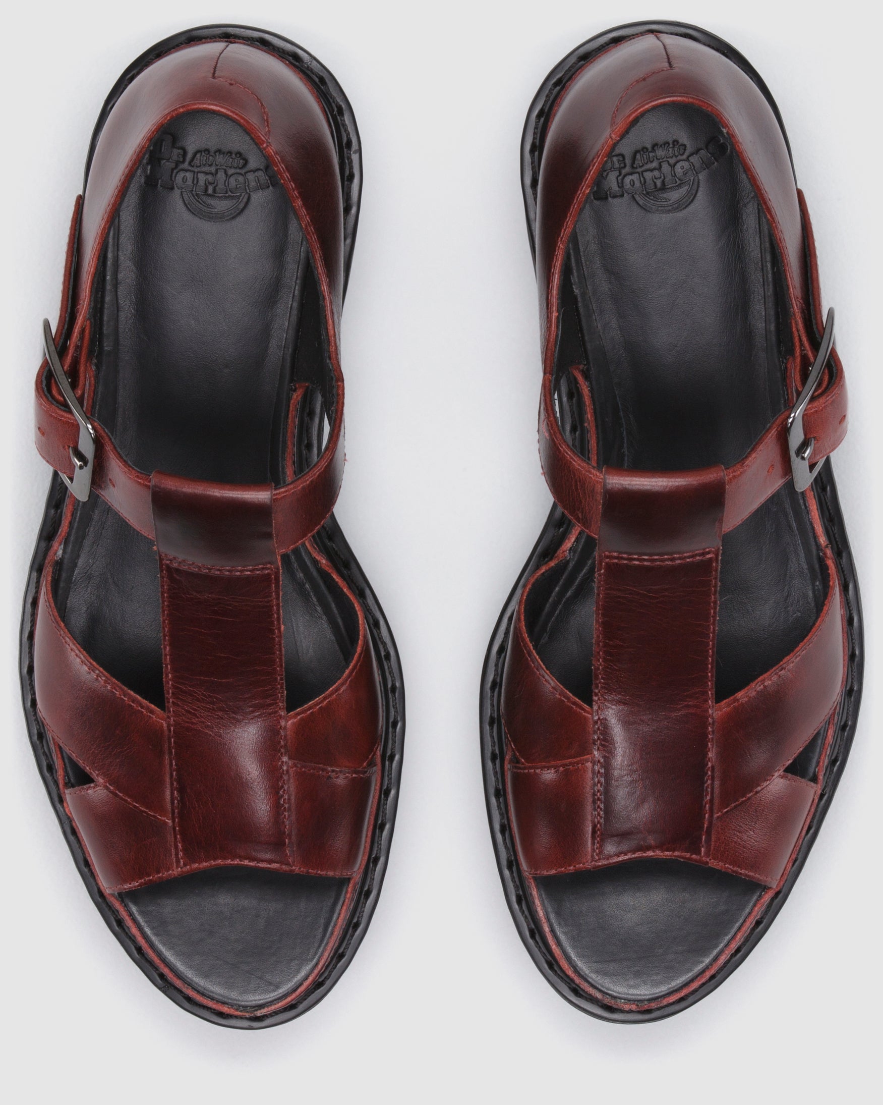 ADAYA OXBLOOD BRANDO PLATFORM SANDAL Posers Hollywood