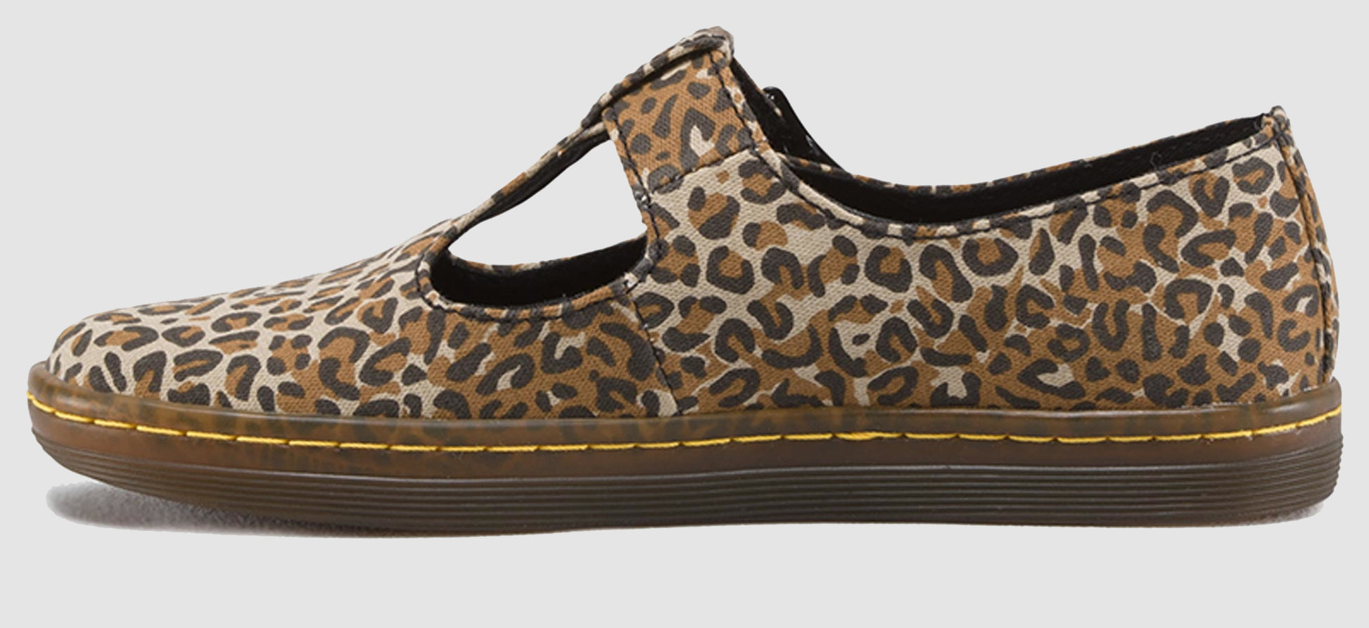 Woolwich Mary Jane Canvas (leopard print)