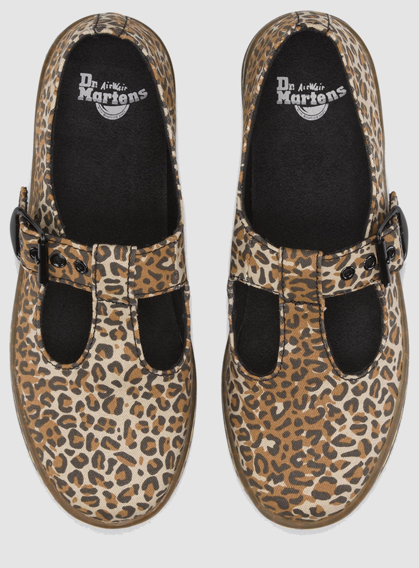 Woolwich Mary Jane Canvas (leopard print)