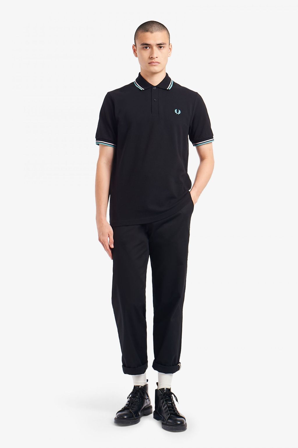 M12 TWIN TIPPED FRED PERRY SHIRT