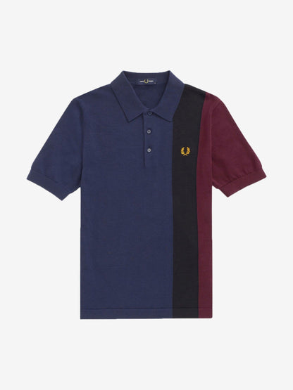 FRED PERRY SIDE PANEL KNITTED SHIRT
