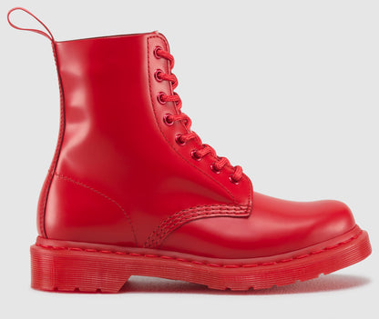1460 PASCAL POPPY RED SMOOTH BOOT