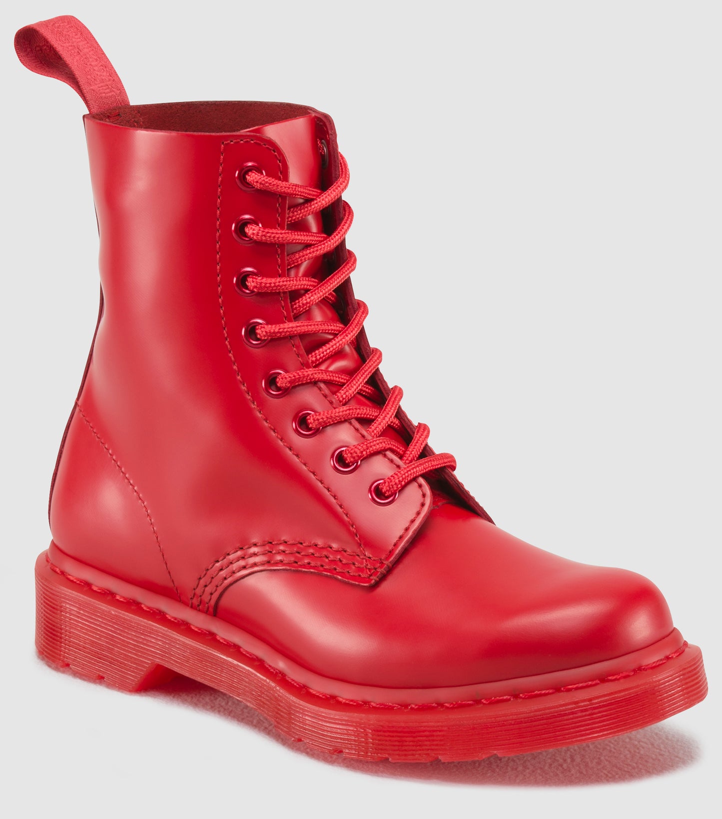 1460 PASCAL POPPY RED SMOOTH BOOT