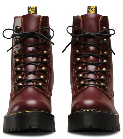 LEONA OXBLOOD VINTAGE SMOOTH HEEL BOOT