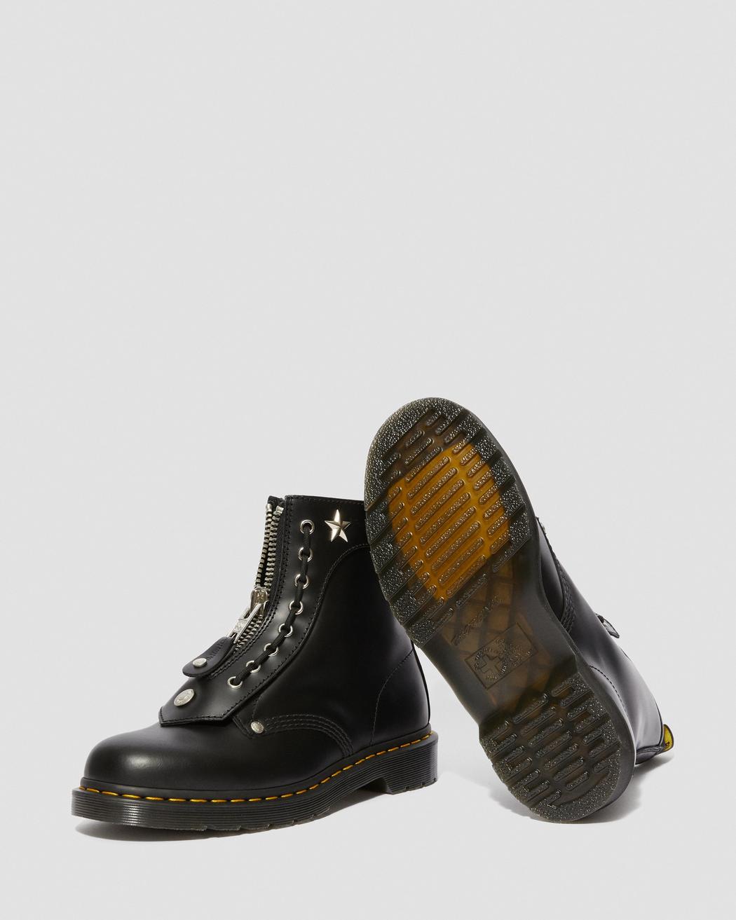 1460 SCHOTT BLACK SMOOTH BOOT