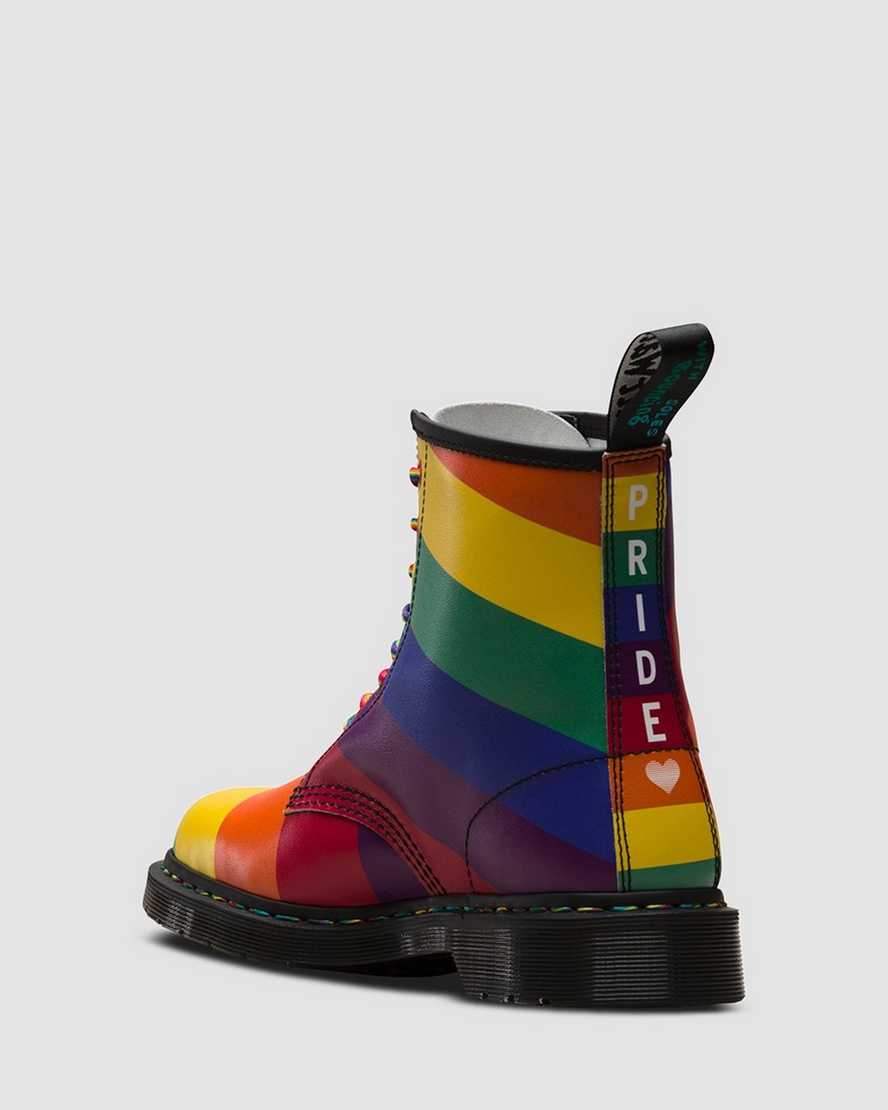 1460 PRIDE MULTI RAINBOW BACKHAND STRIPE BOOT