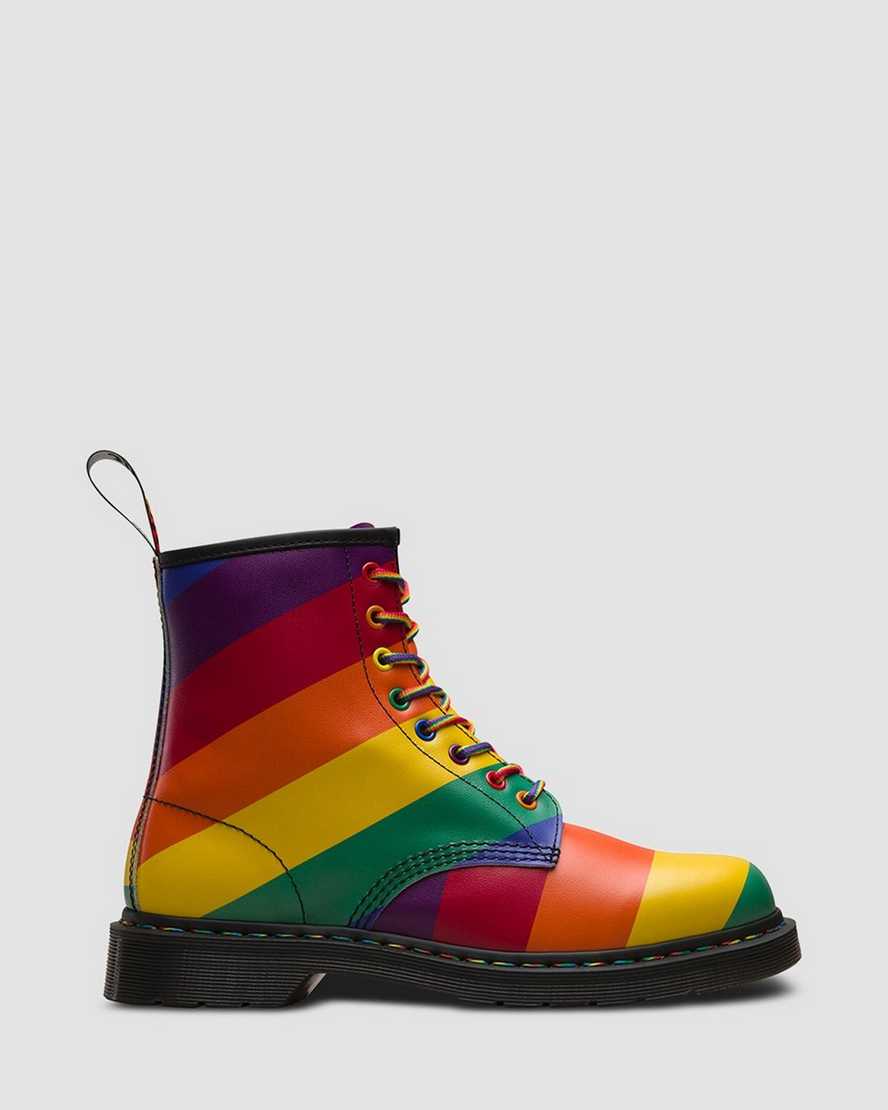 1460 PRIDE MULTI RAINBOW BACKHAND STRIPE BOOT