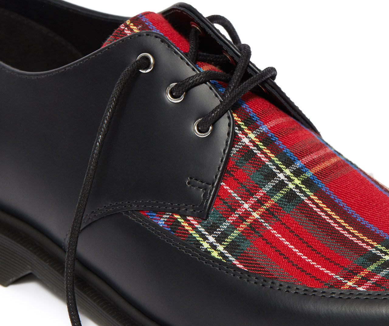 WILLIS BLACK+RED STEWART SMOOTH+TARTAN OXFORD