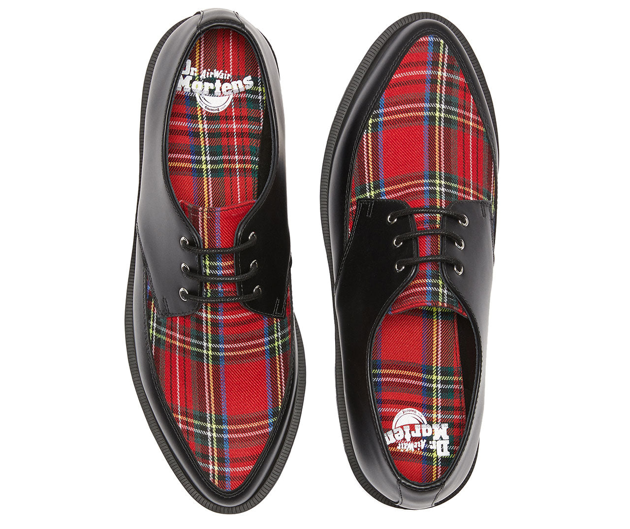 WILLIS BLACK+RED STEWART SMOOTH+TARTAN OXFORD