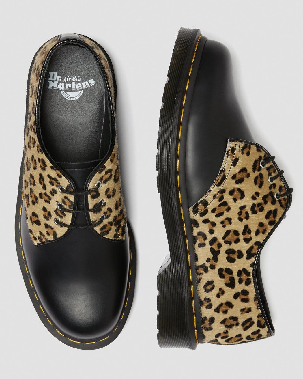 1461 LEOPARD AND BLACK OXFORD DR MARTENS – Posers Hollywood