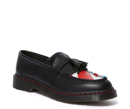 ADRIAN WHO BLACK UNION JACK SMOOTH LOAFER
