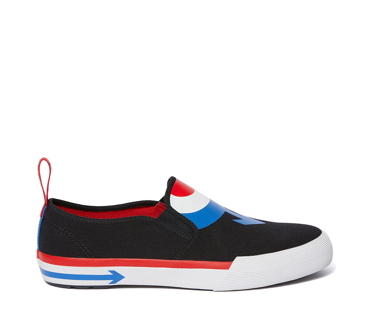 TOOMEY WHO BLACK TARGET CANVAS SHOE