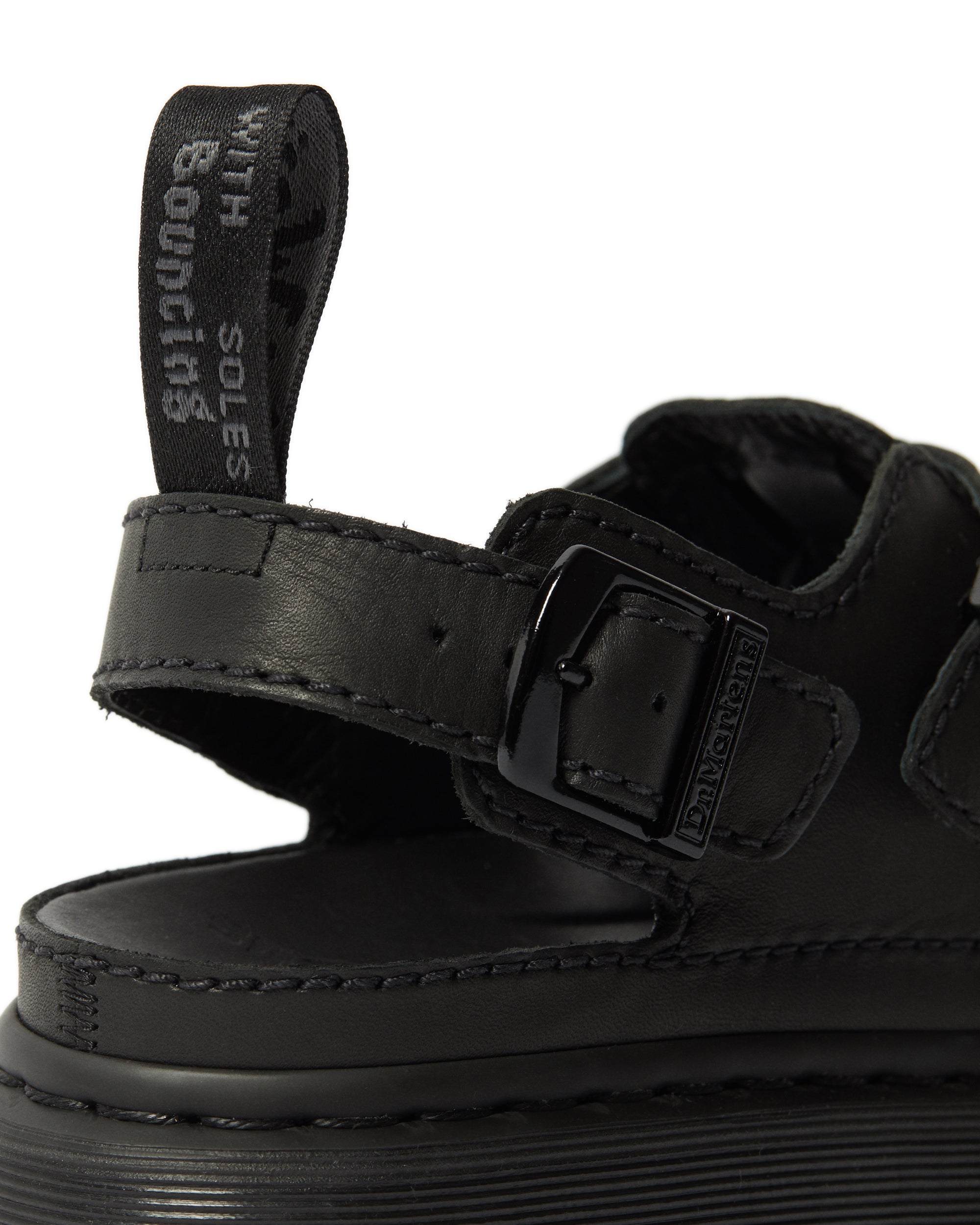 8092 ARC BLACK MONO SANDAL – Posers Hollywood