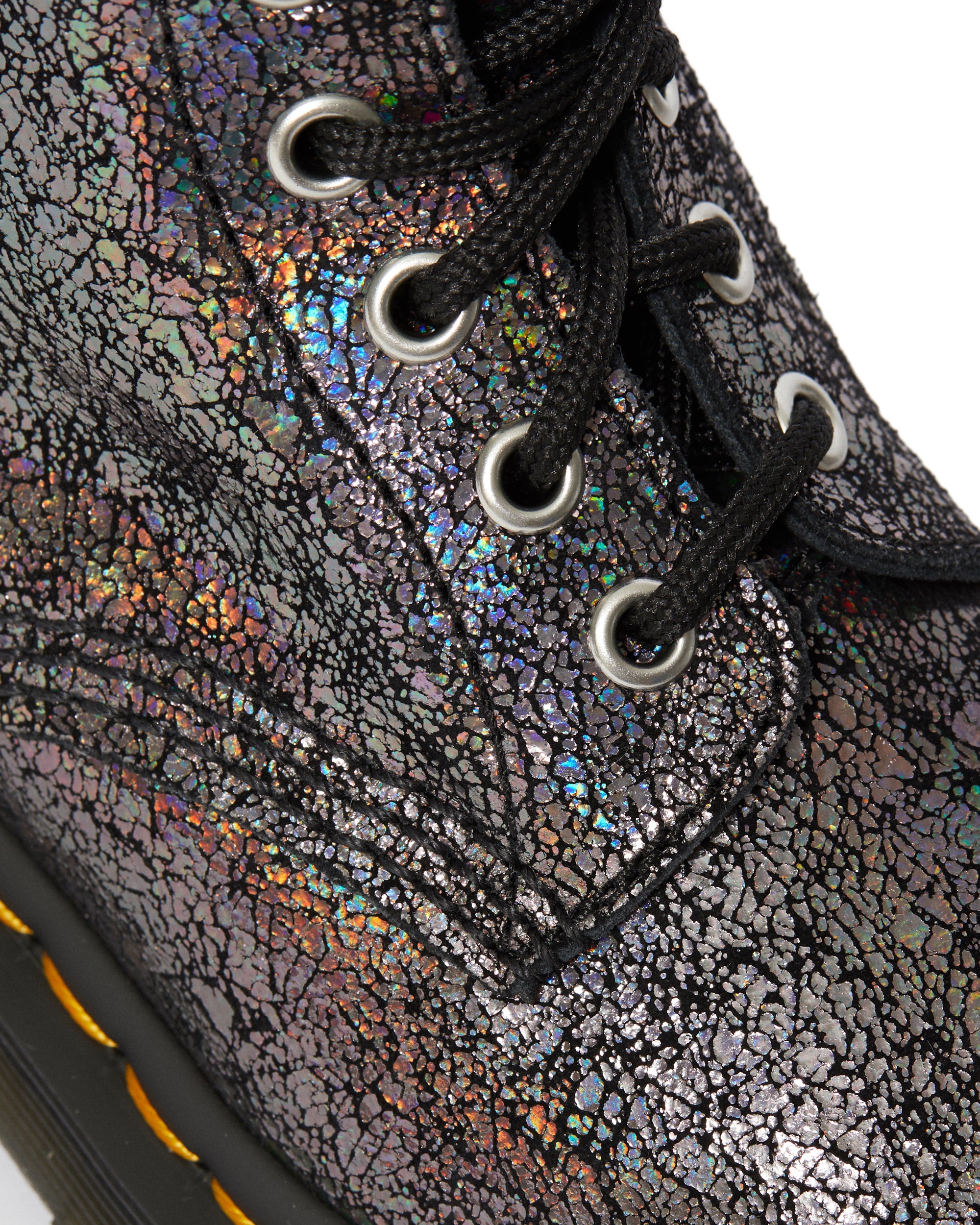 1460 PASCAL GUNMETAL IRIDESCENT CRACKLE BOOT