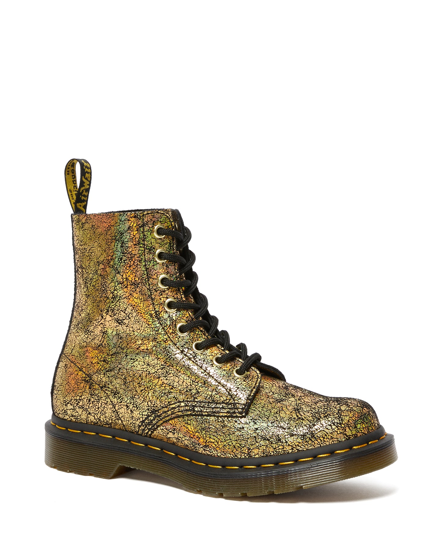 1460 PASCAL GOLD IRIDESCENT CRACKLE BOOT