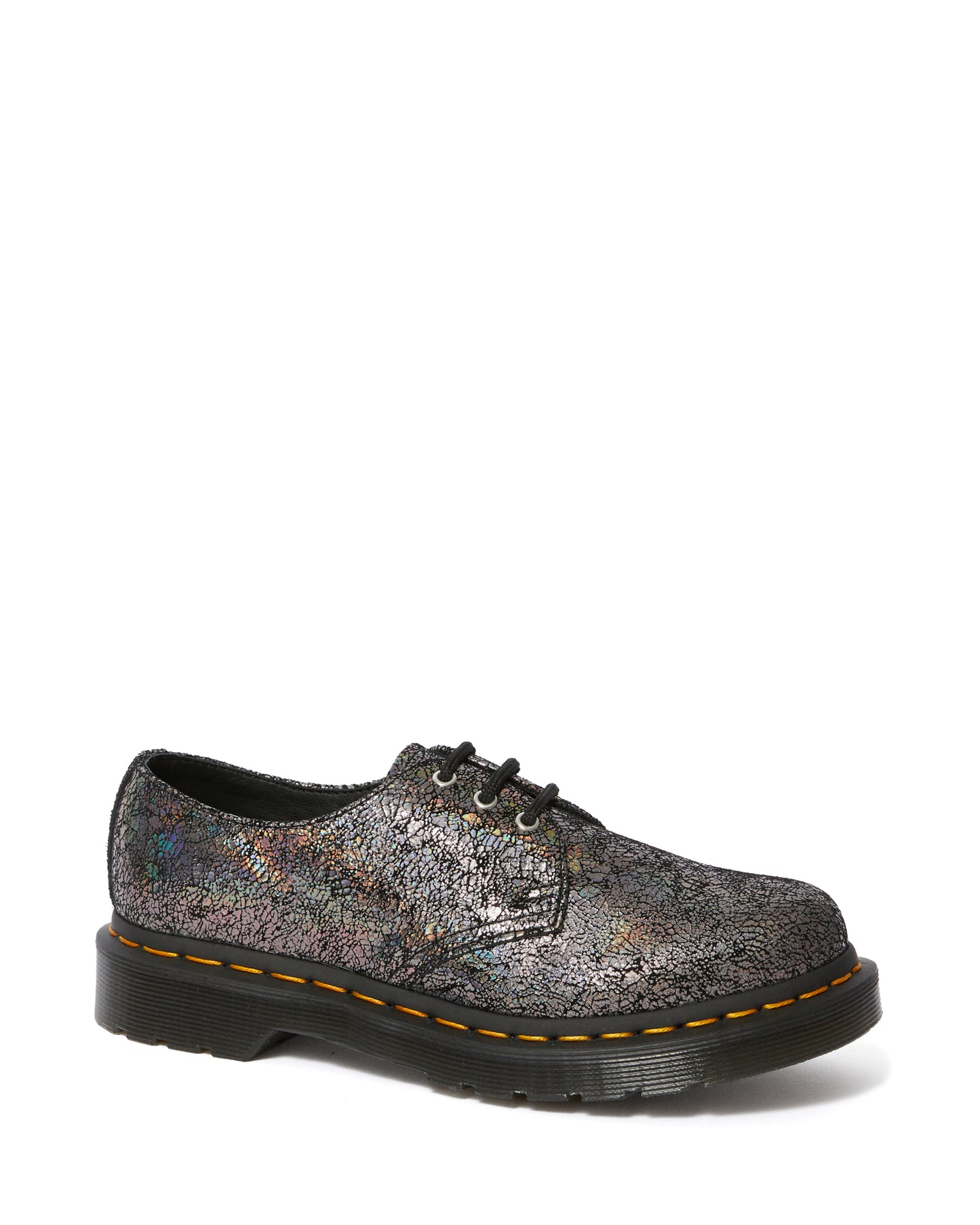 1461 GUNMETAL IRIDESCENT CRACKLE OXFORD