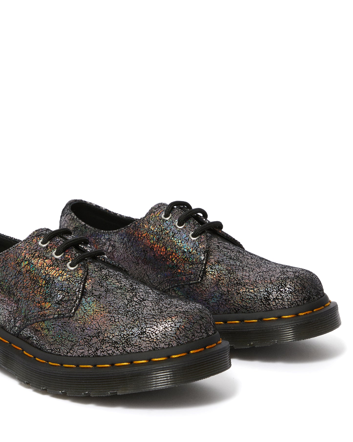 1461 GUNMETAL IRIDESCENT CRACKLE OXFORD