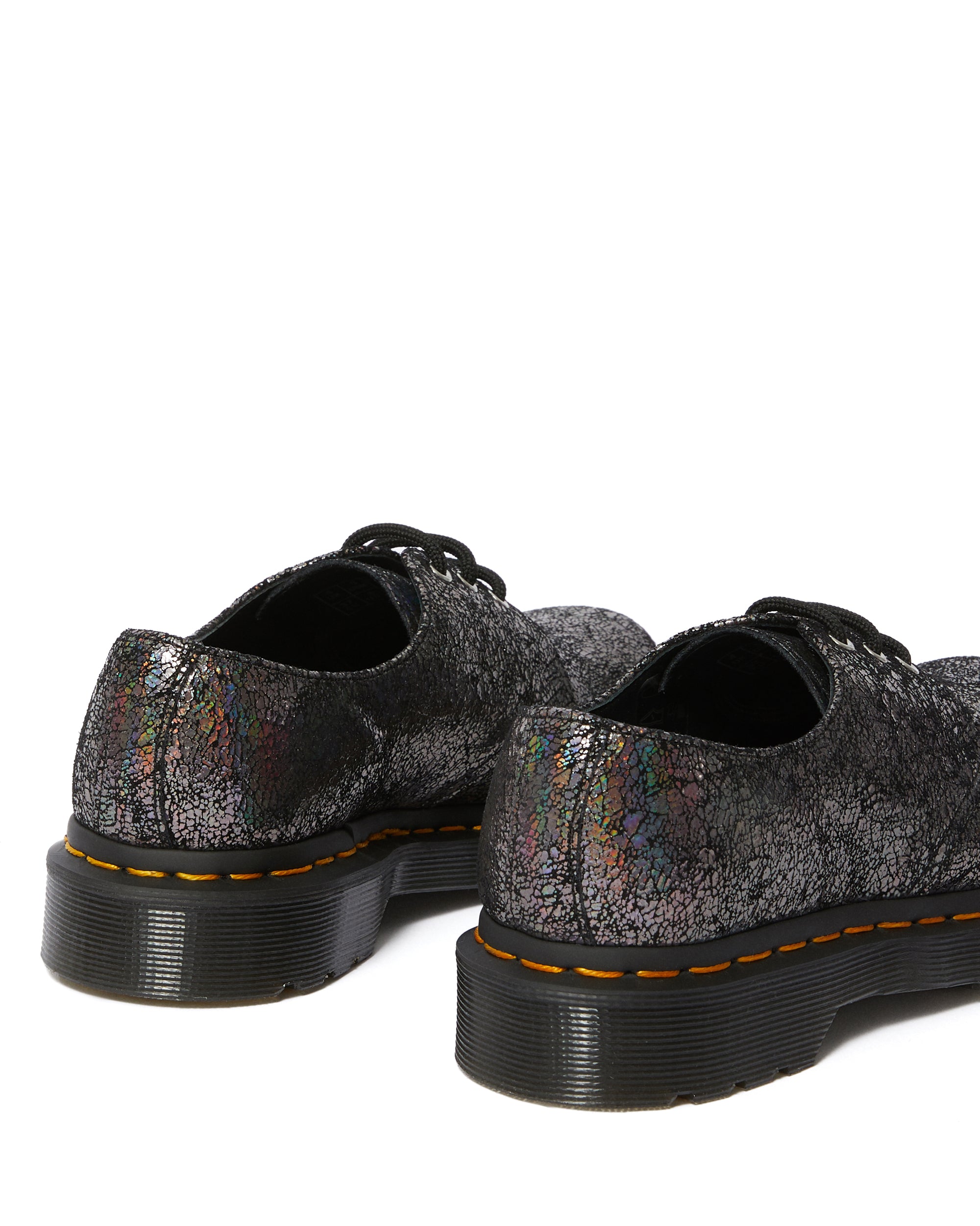 1461 GUNMETAL IRIDESCENT CRACKLE OXFORD – Posers Hollywood