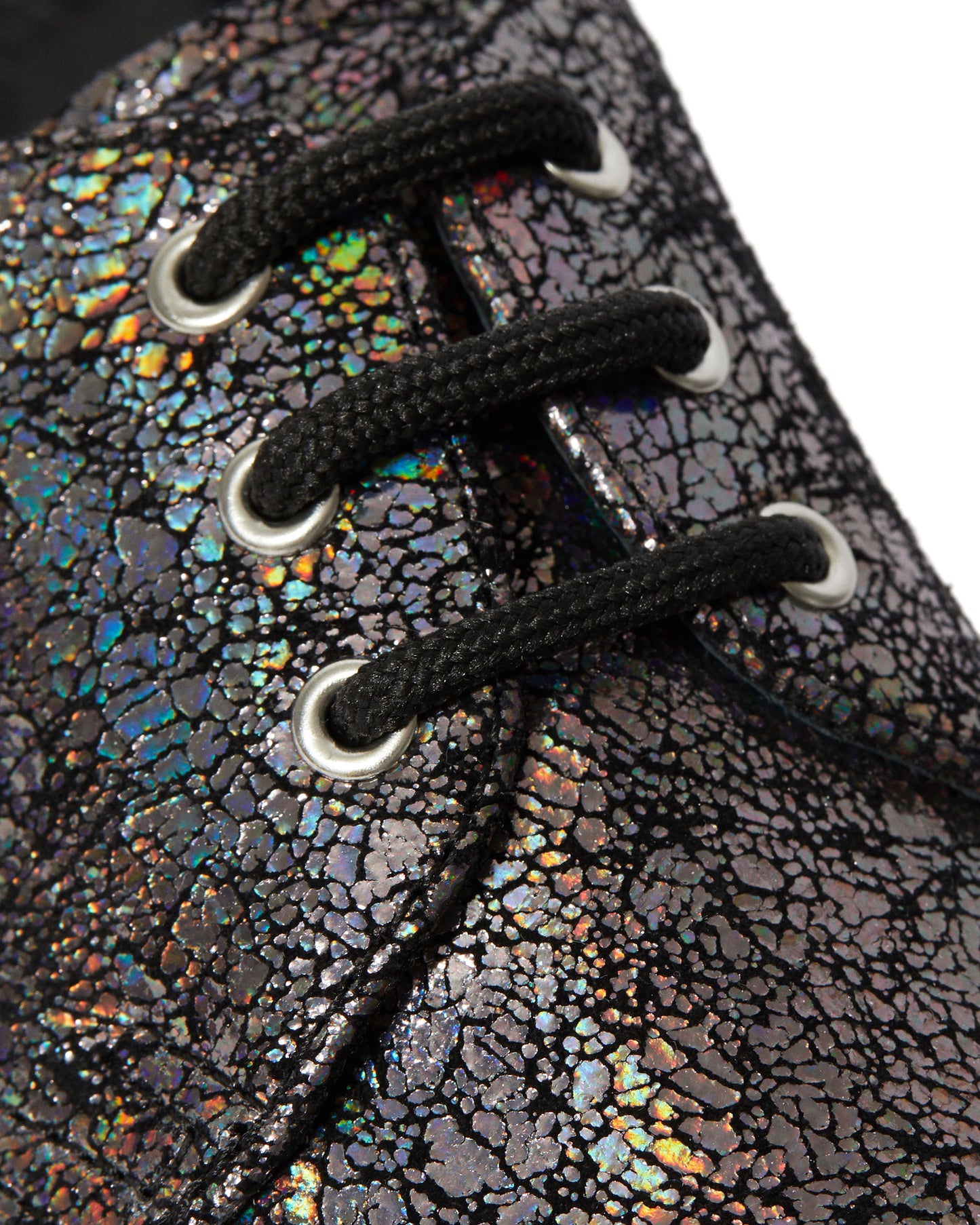 1461 GUNMETAL IRIDESCENT CRACKLE OXFORD